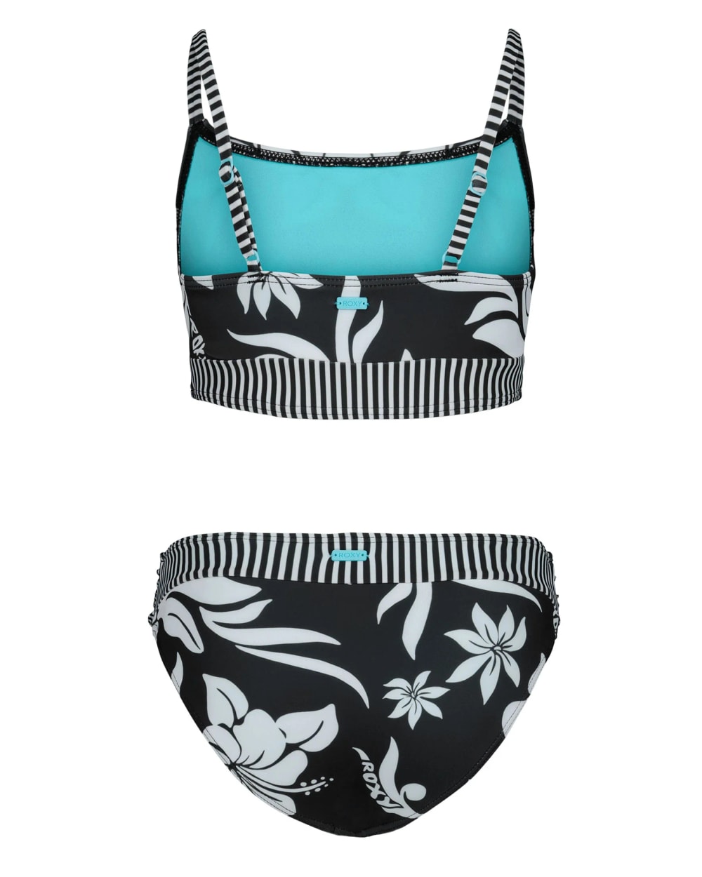 Roxy Girls' Oversized Floral Bikini Set