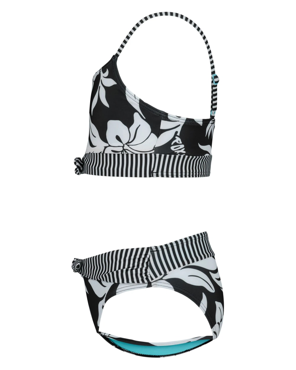Roxy Girls' Oversized Floral Bikini Set