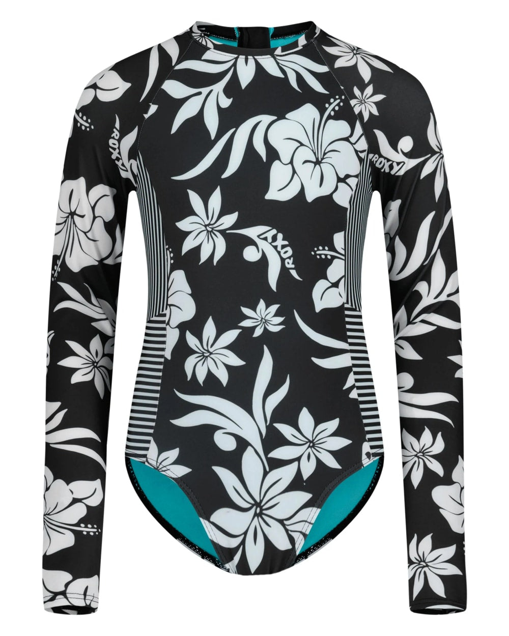 Roxy Girls' Oversized Floral Onesie Swimsuit