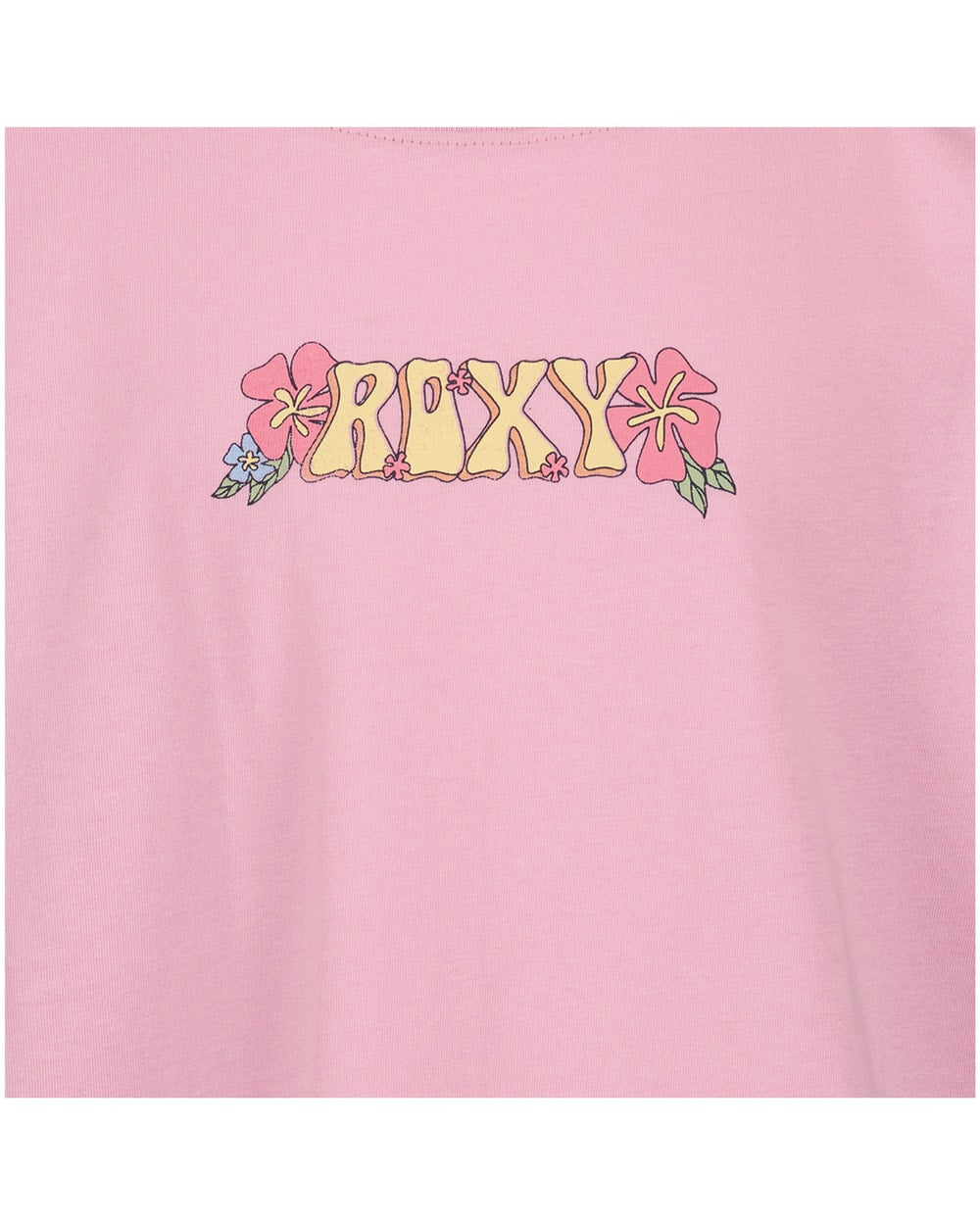 Roxy Girls' Sun Chaser Oversized Tee - Pastel Lavender - detail