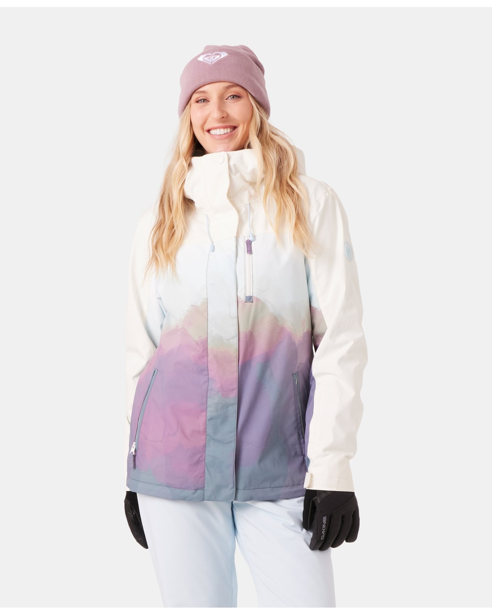 Roxy Jetty 3N1 Jacket - Blurry Escape, front