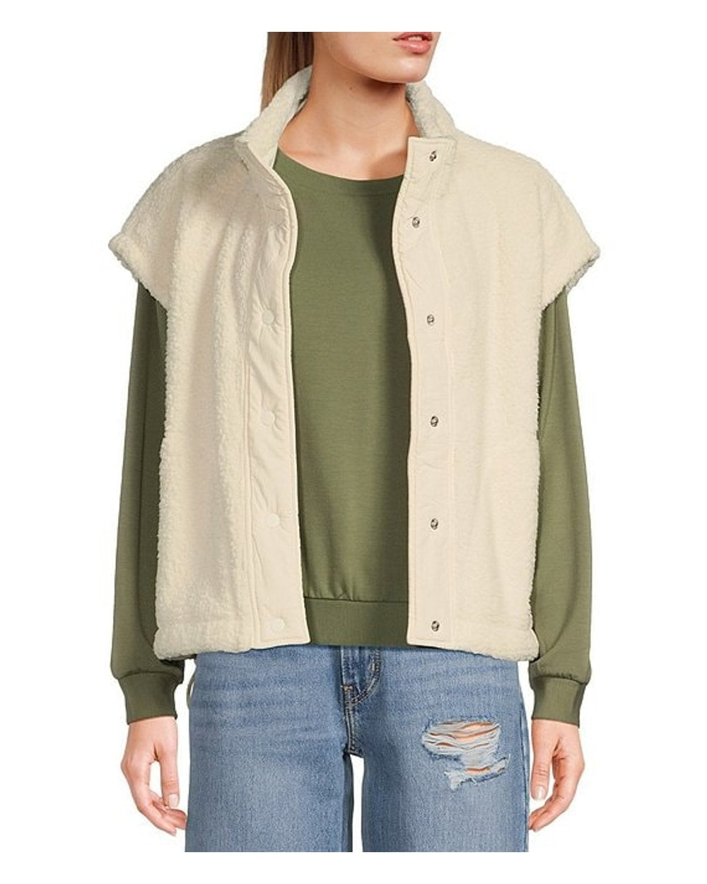 Roxy Women's Great Divide Sherpa Plush Vest