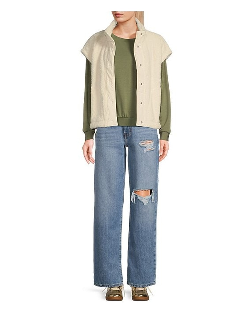 Roxy Women's Great Divide Sherpa Plush Vest