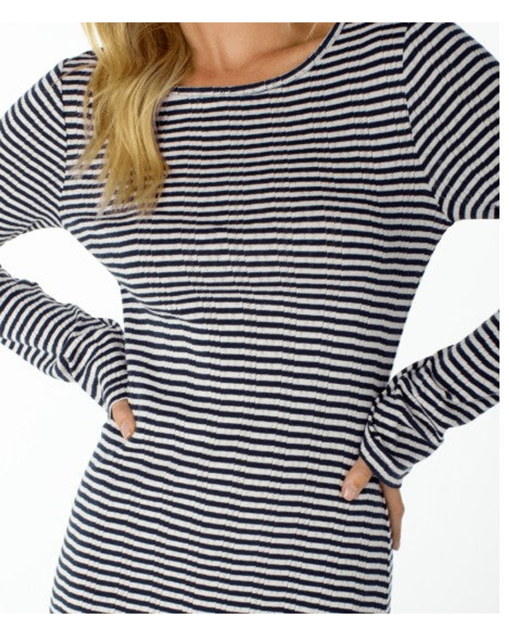 Roxy Women's Hermosa Mini Dress - ANTHRACITE POINTELLE STRIPE