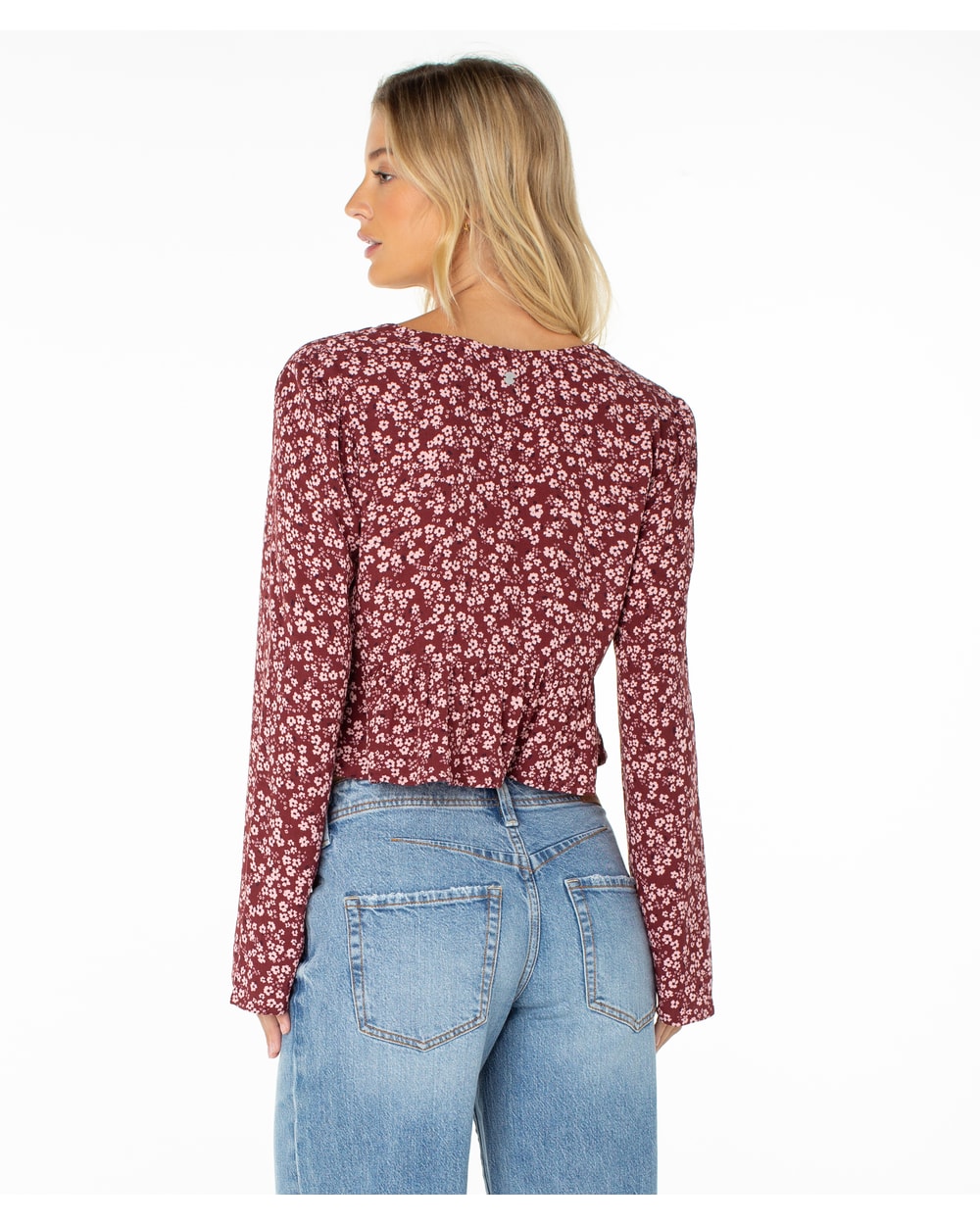 Roxy Women's Night Sky Long Sleeve Top - PORT MARGARITA DITSY