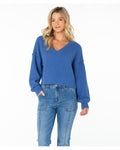 Roxy Women's Study Hall Sweater - DUTCH BLUE