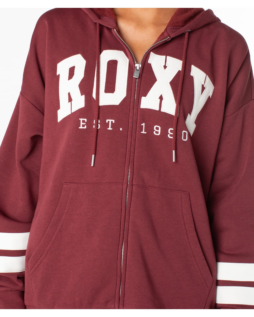 Roxy Women's Sunset Zip Hoodie - PORT END GAME