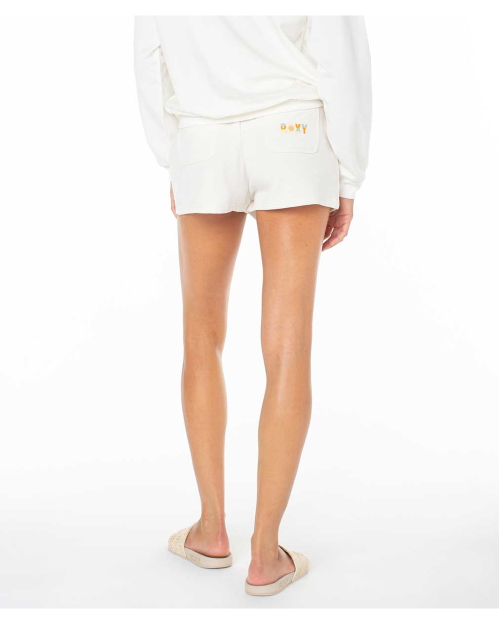 Roxy Women's Surfing By Moonlight Short - Cream White - back