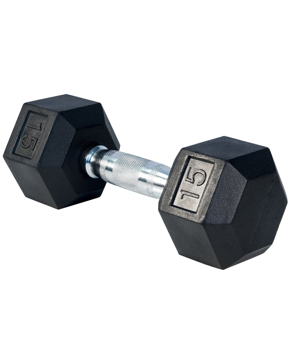 Rubber Hex Dumbell- 15lbs