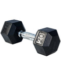 Rubber Hex Dumbbell - 20lbs