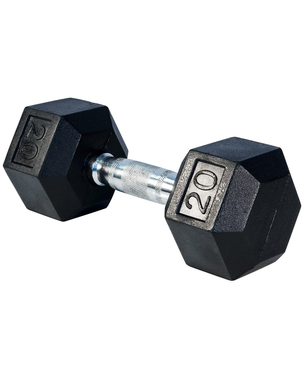 Rubber Hex Dumbbell - 20lbs