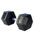 Rubber Hex Dumbell- 85lbs