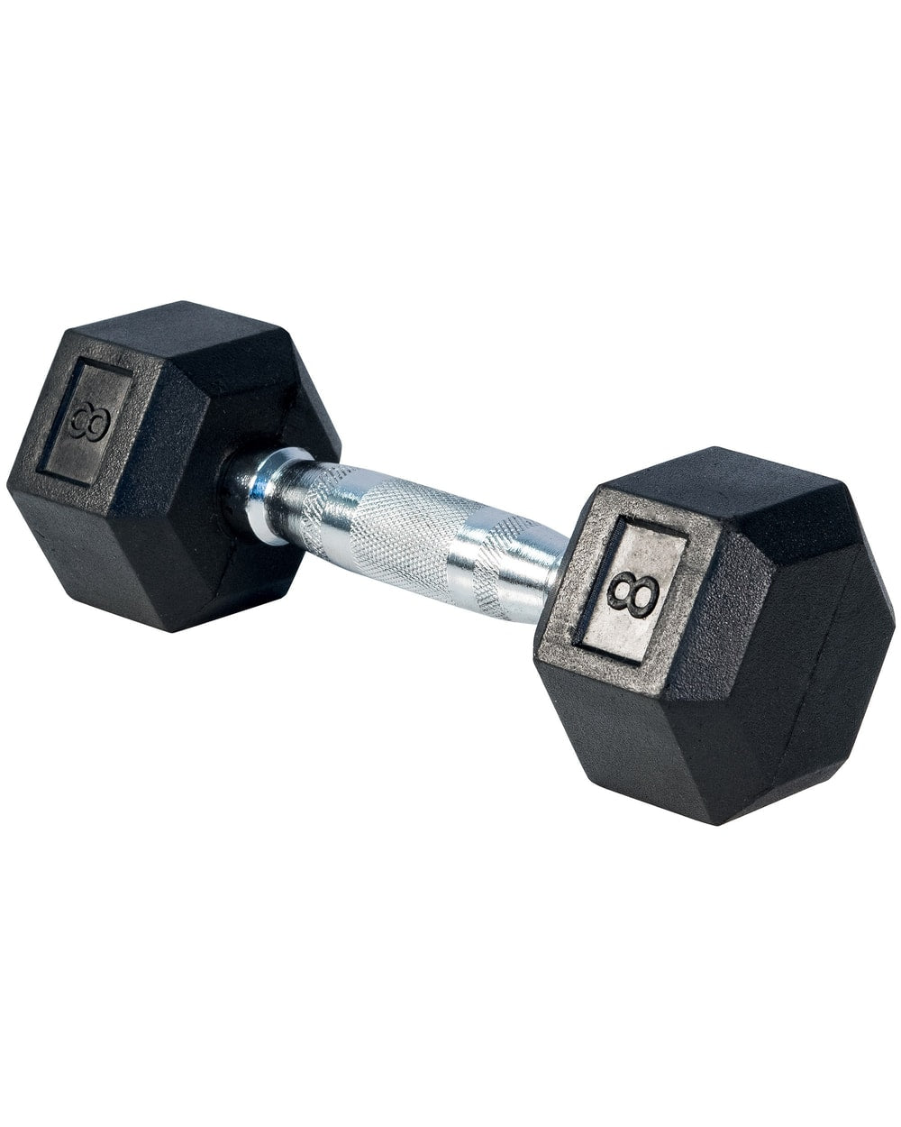 Rubber Hex Dumbbell - 8lbs