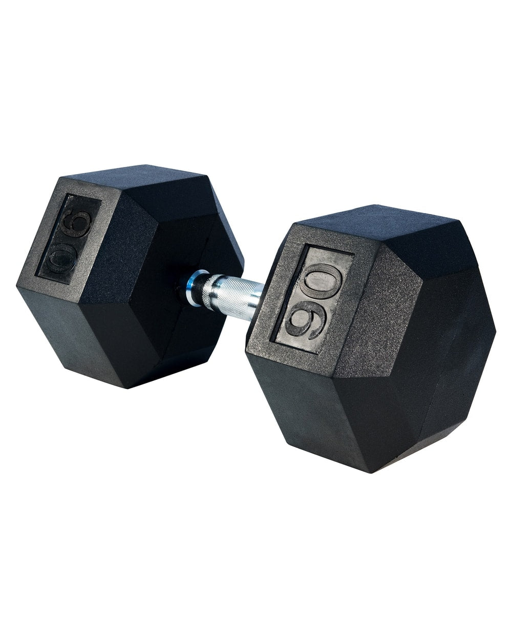Rubber Hex Dumbbell- 90lbs