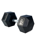 Rubber Hex Dumbbell - 70lbs