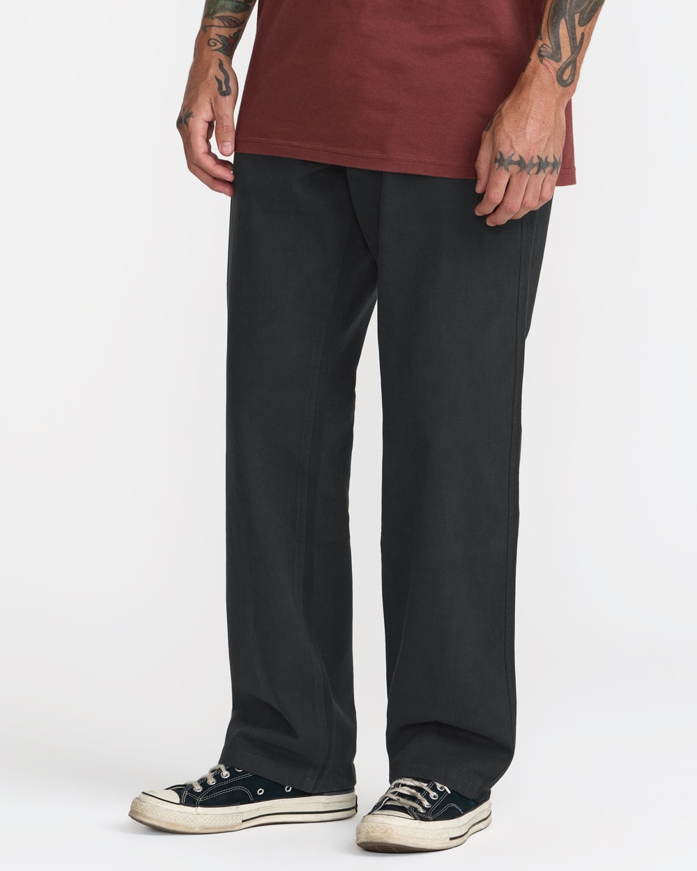 RVCA Americana 2 Relaxed Fit Chino Pants - RVCA BLACK