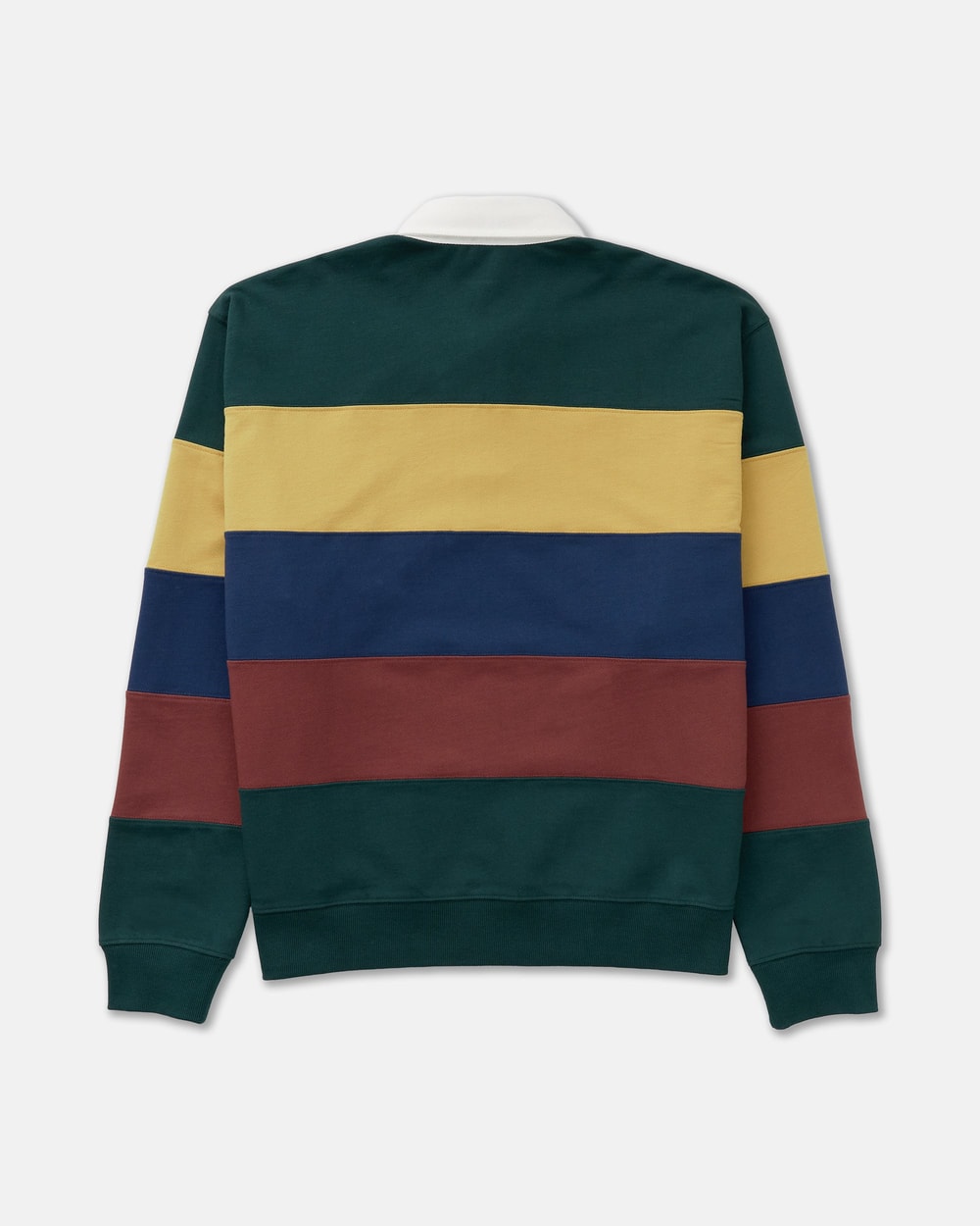 RVCA Insignia Fleece Rugby Shirt - HUNTER GREEN