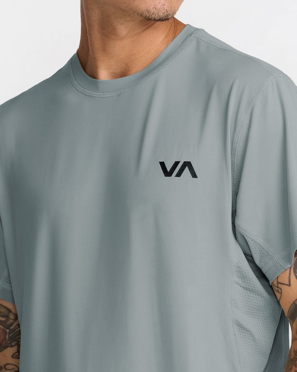 RVCA Men's Sport Vent Short Sleeve Tee - LEAD