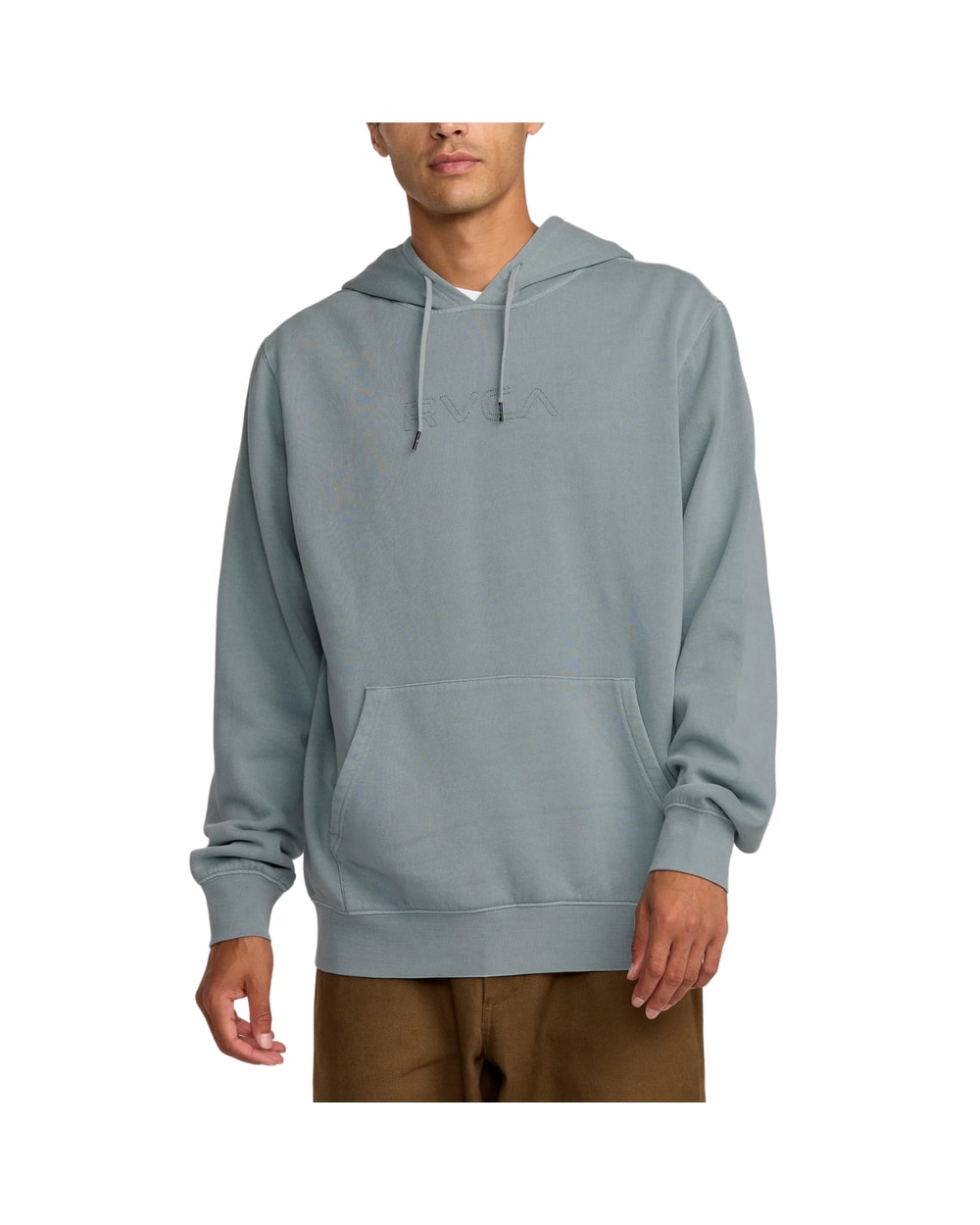 RVCA PTC Hoodie 2 - Lead - front on model