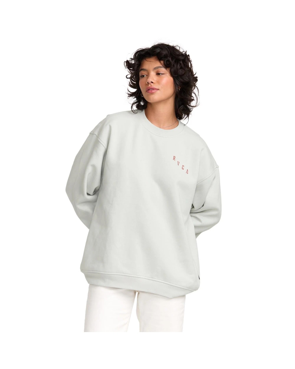 RVCA Women's Baggie Boyfriend Crew Pullover