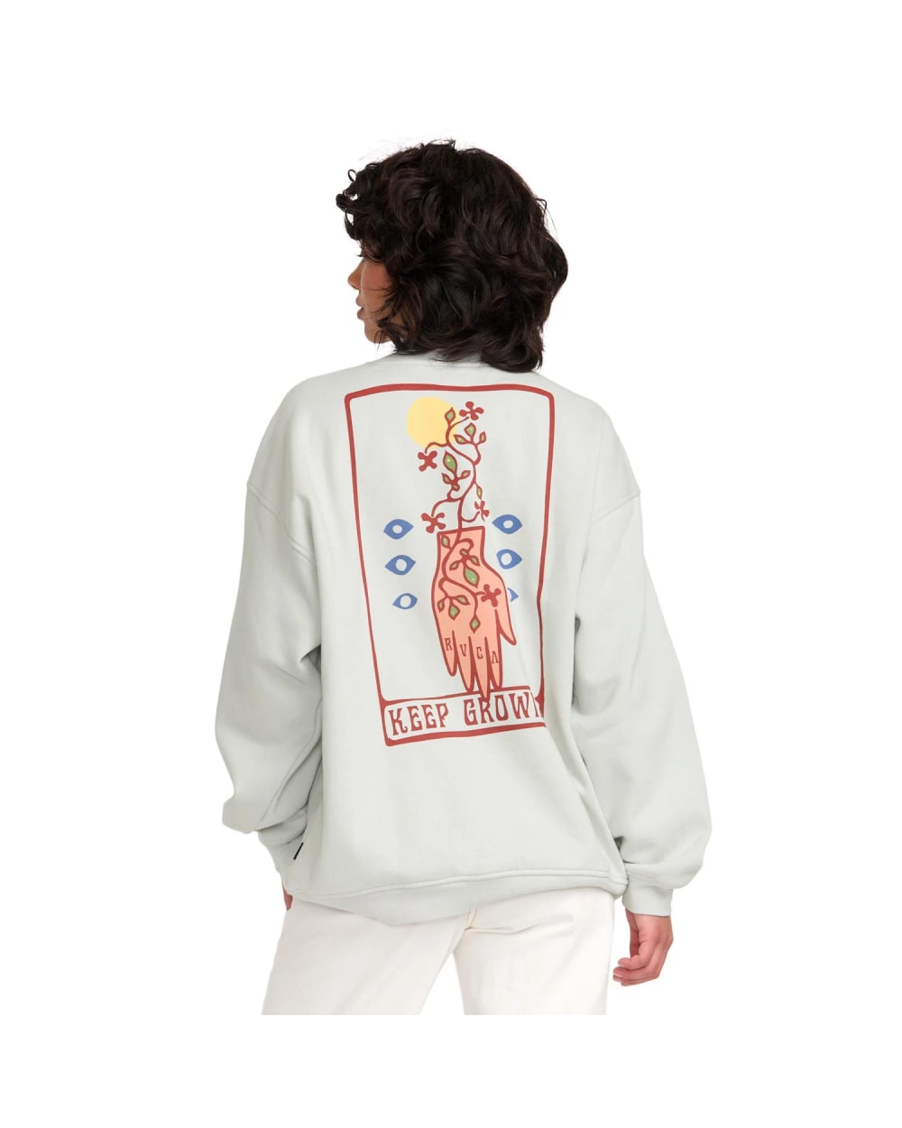RVCA Women's Baggie Boyfriend Crew Pullover