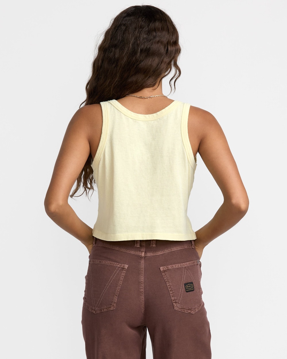 RVCA Flow Tank - Sunrise - Back