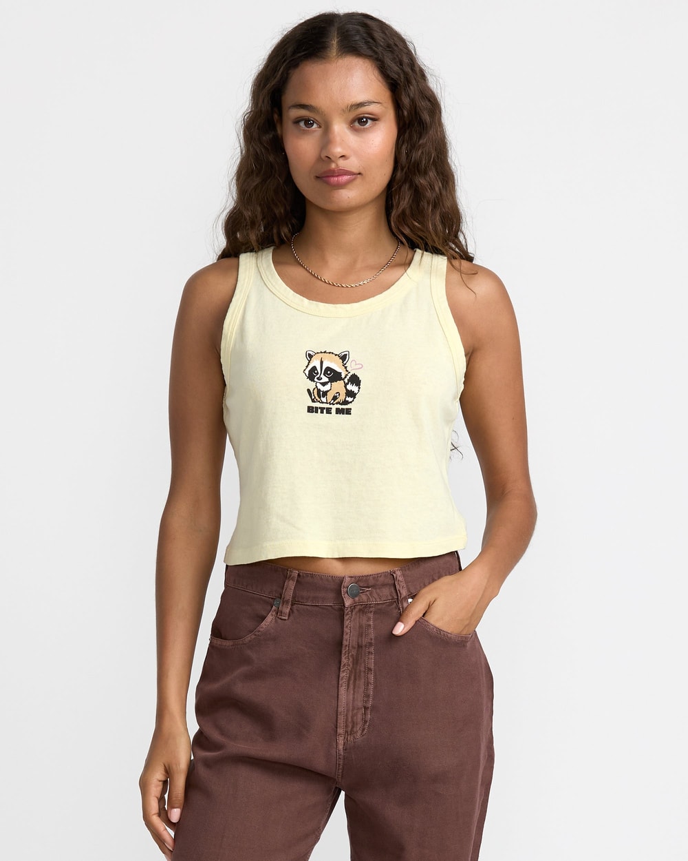 RVCA Flow Tank - Sunrise - Front