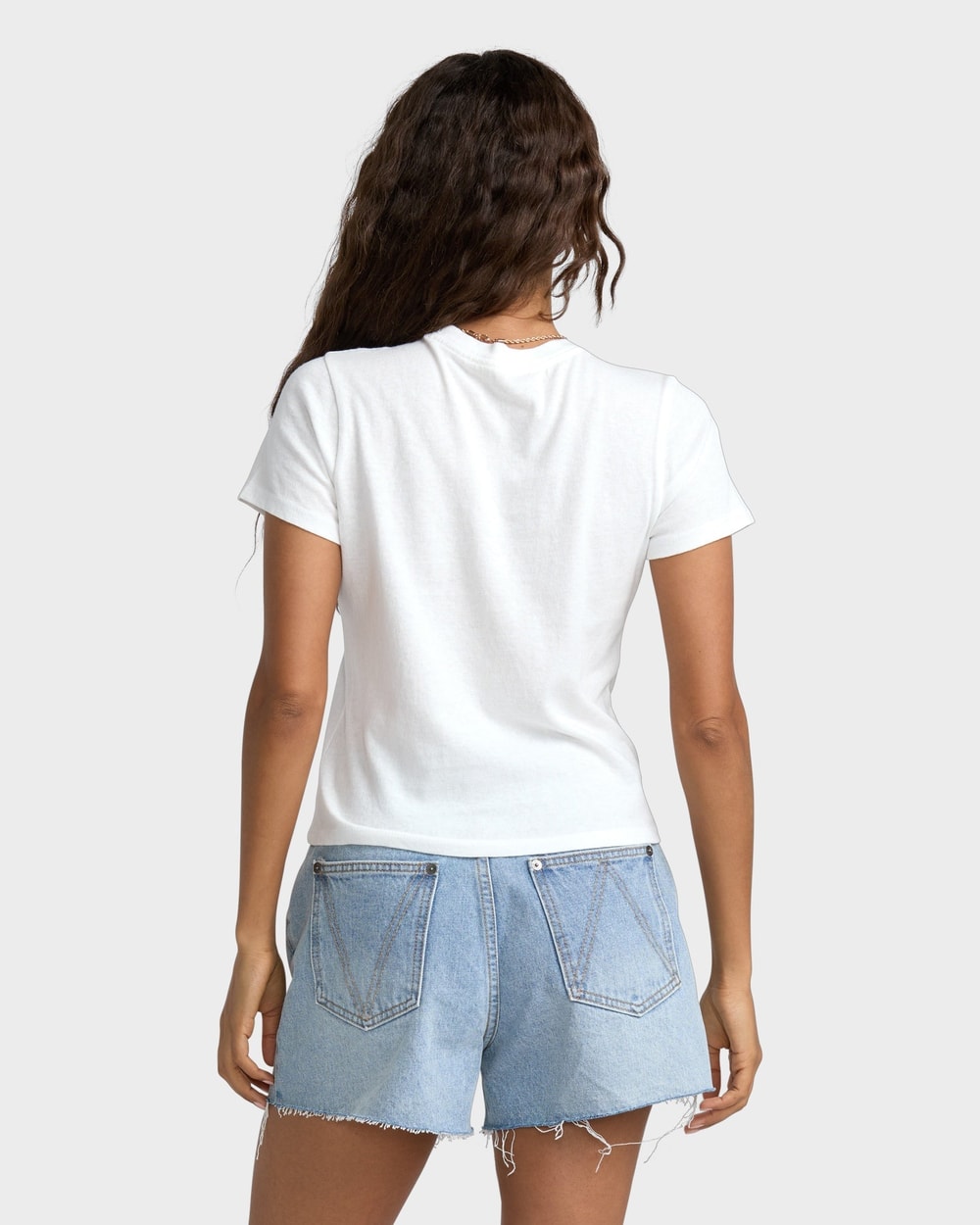 RVCA Women's Forever Tee - Vintage White - back