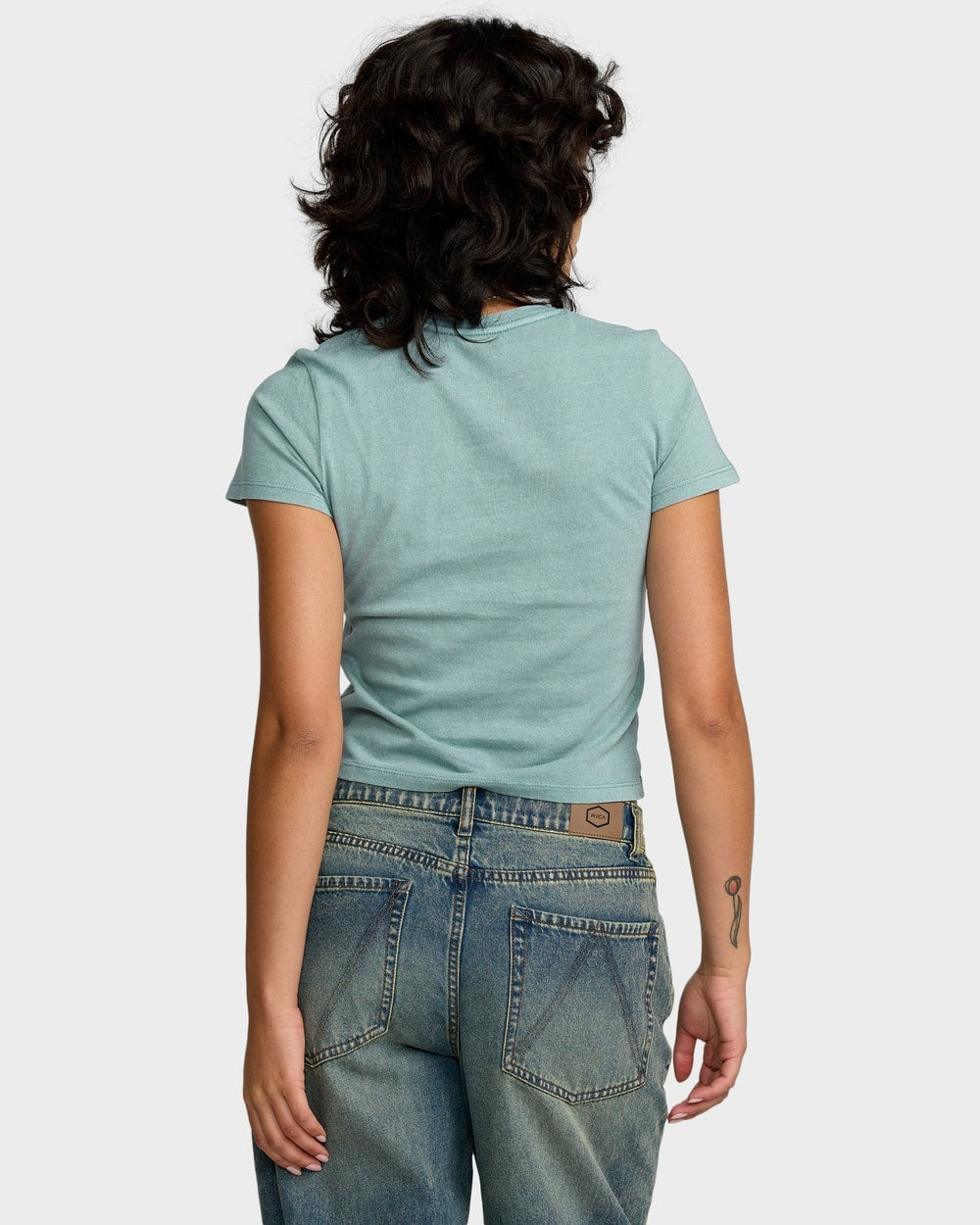RVCA Women's Forever Tee - Blue Haze - back