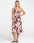 RVCA Let's Dance Slip Dress - Terra Brown