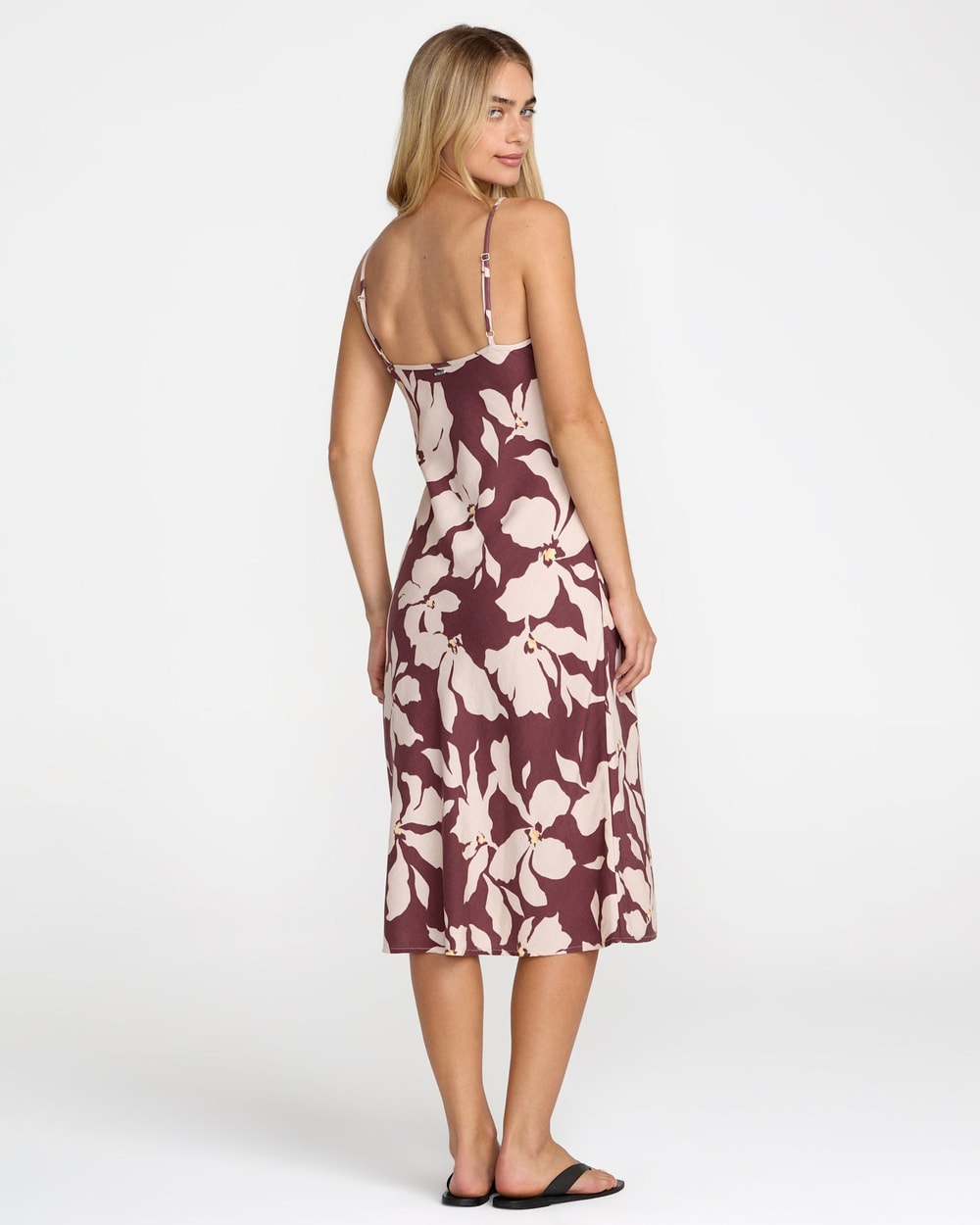 RVCA Let's Dance Slip Dress - Terra Brown