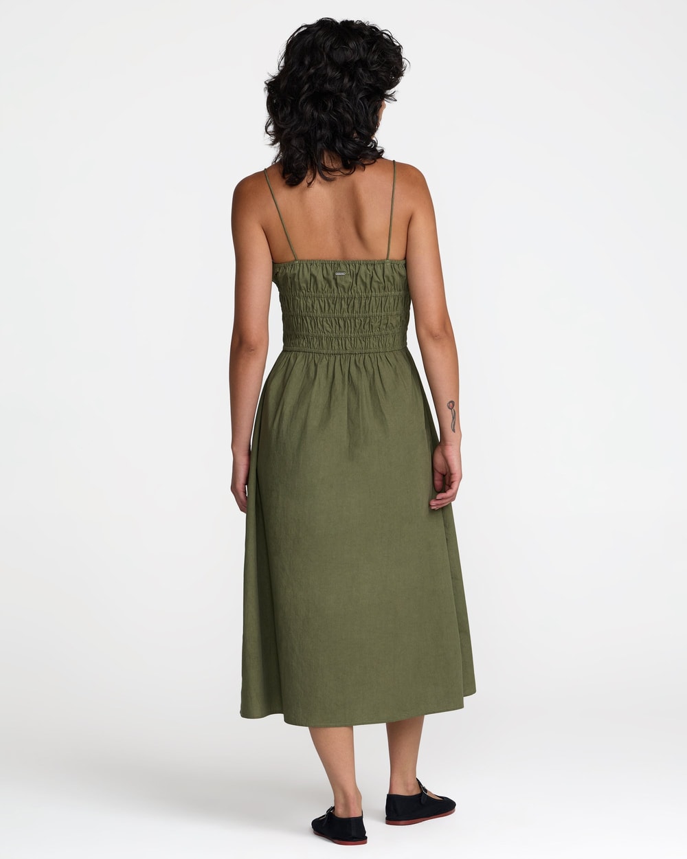 RVCA Raya Midi Dress - Olive