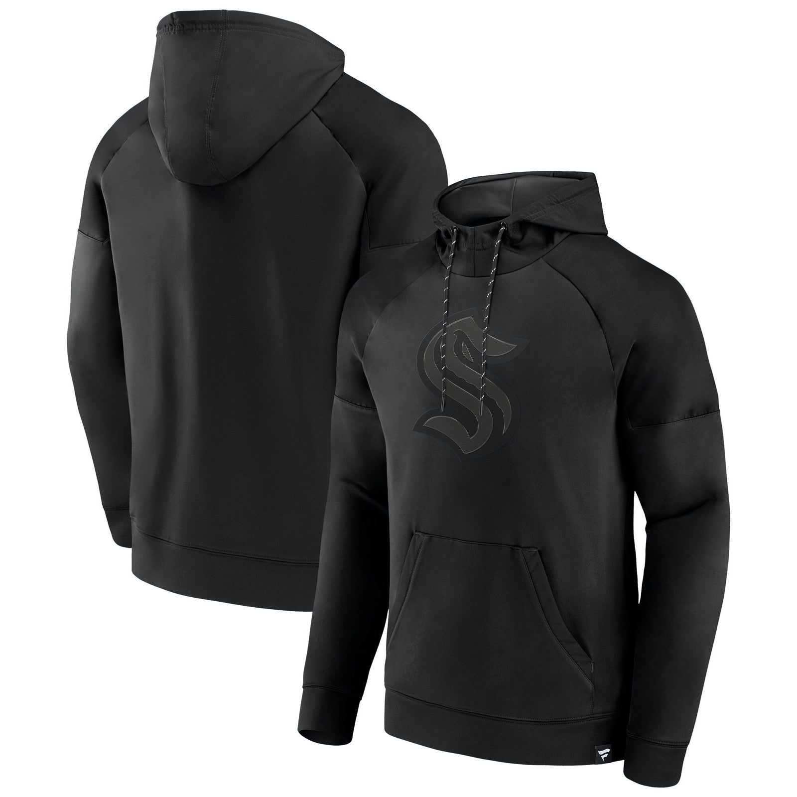Fanatics Seattle Kraken NHL Black Ice Defendet Hoodie