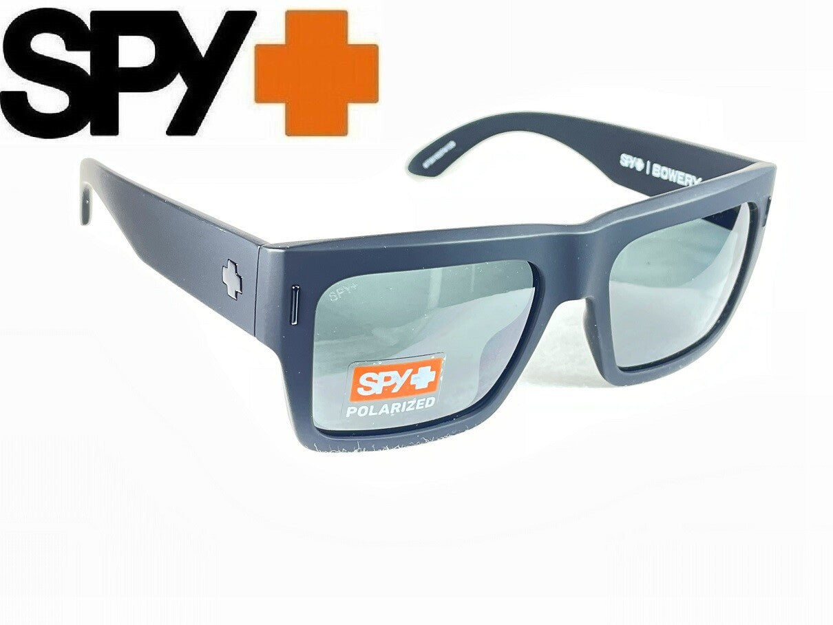 Spy Bowery sunglasses, Black Happy/Grey Black Out colourway, 3/4 view