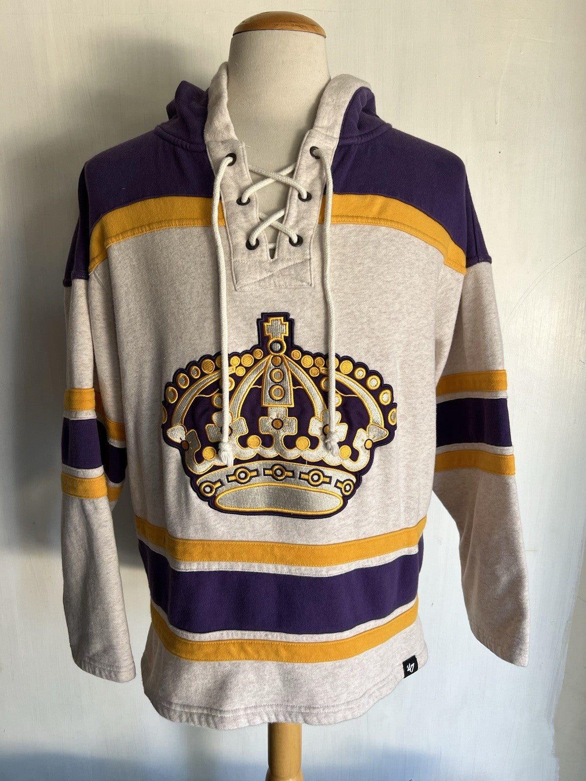 '47 Brand Los Angeles Kings 47 NHL Rockaway Lacer Hoodie 1988