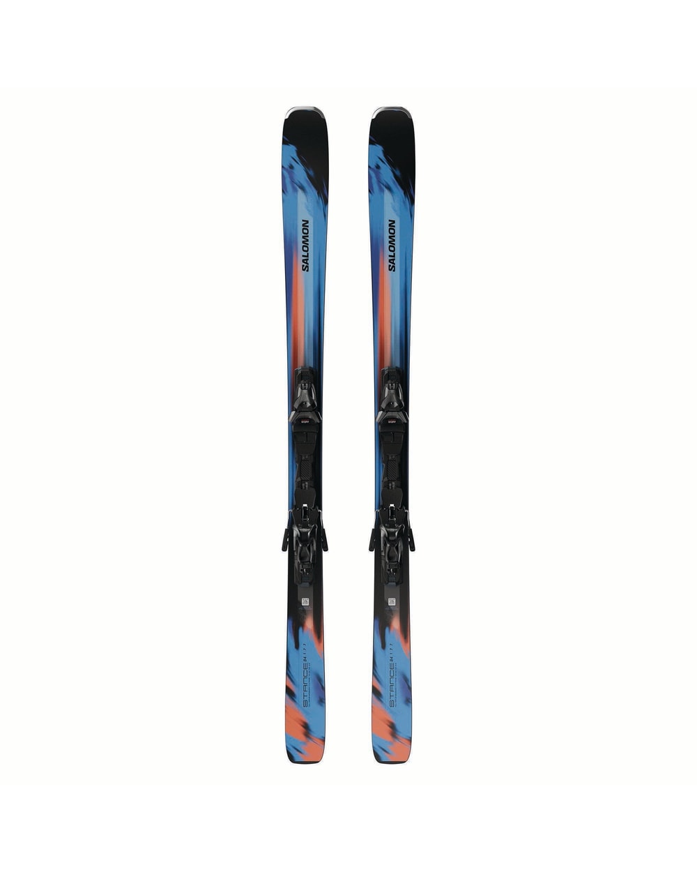 Salomon E Stance 84 R alpine ski with MI12 GW binding in Azure Blue