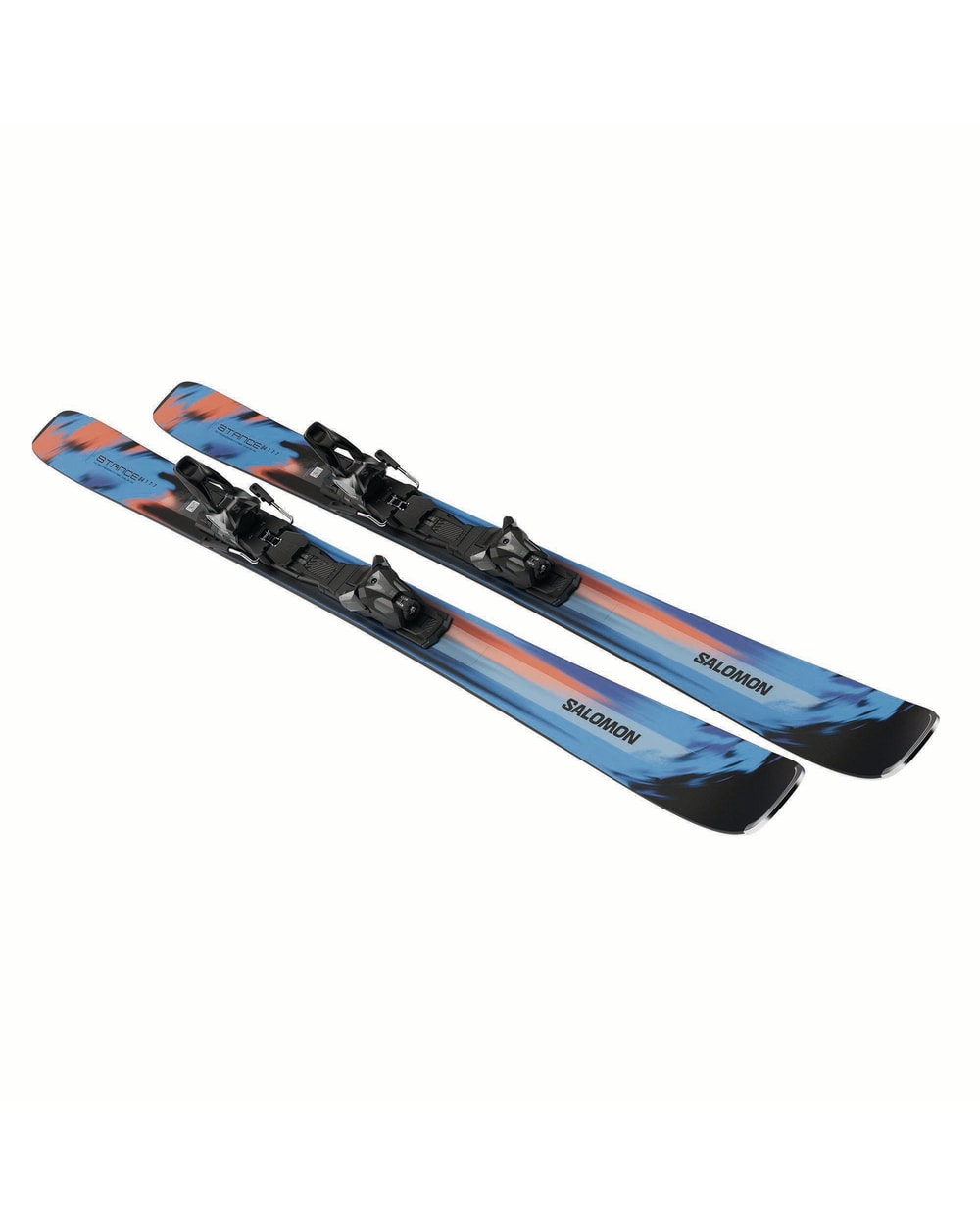 Salomon E Stance 84 R alpine ski with MI12 GW binding in Azure Blue