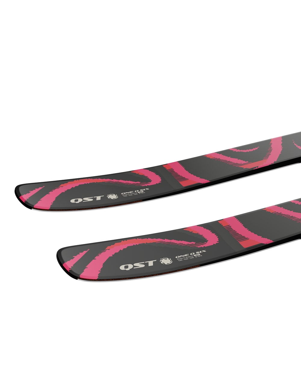 Salomon QST 106 freeride ski in Black/Pink