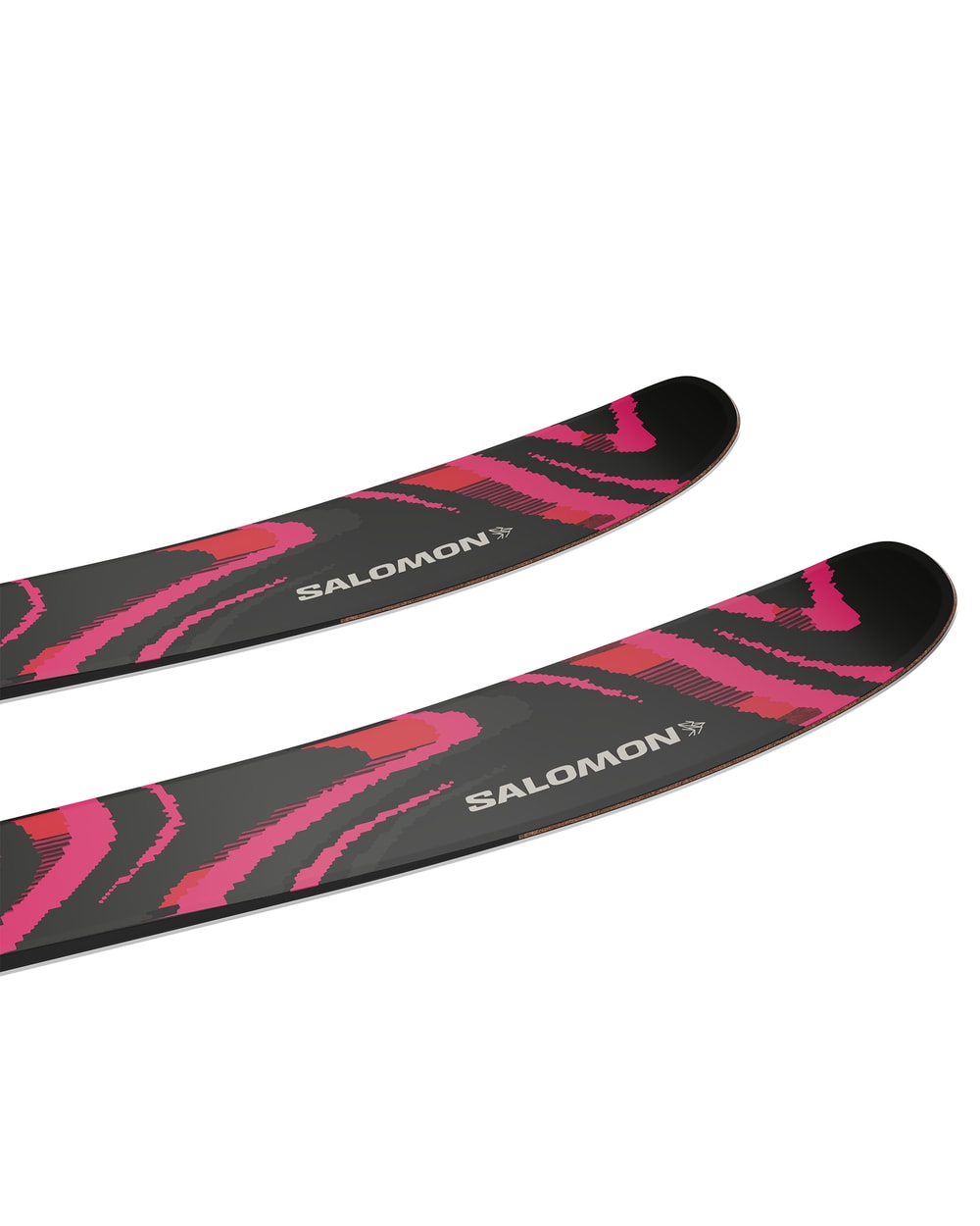 Salomon QST 106 freeride ski in Black/Pink