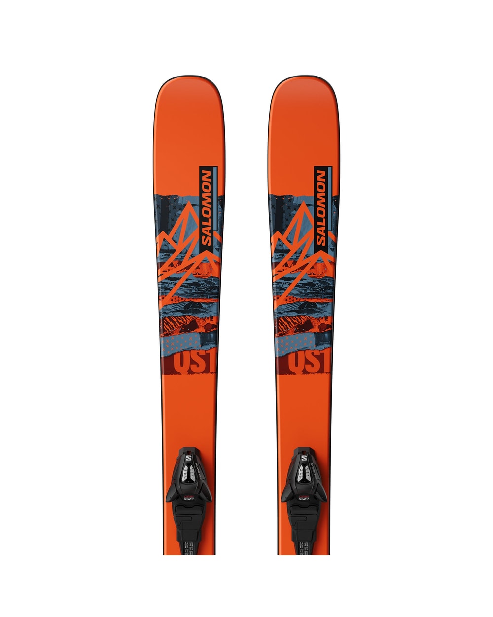 Salomon QST Spark Jr S + C5 Ski Set