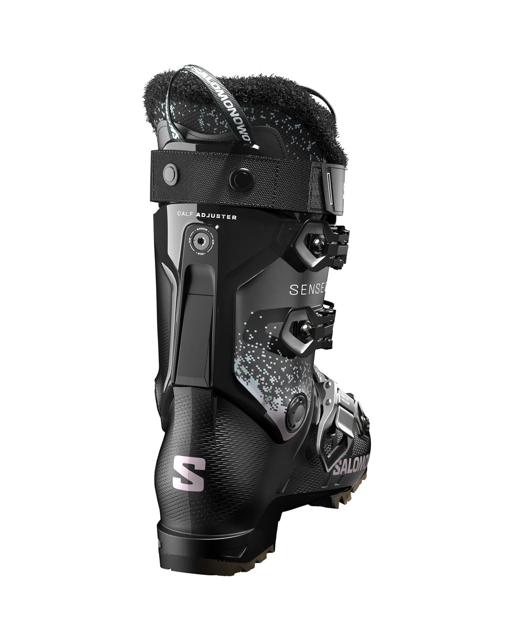 Salomon Women's Sense 70 alpine ski boot in Black