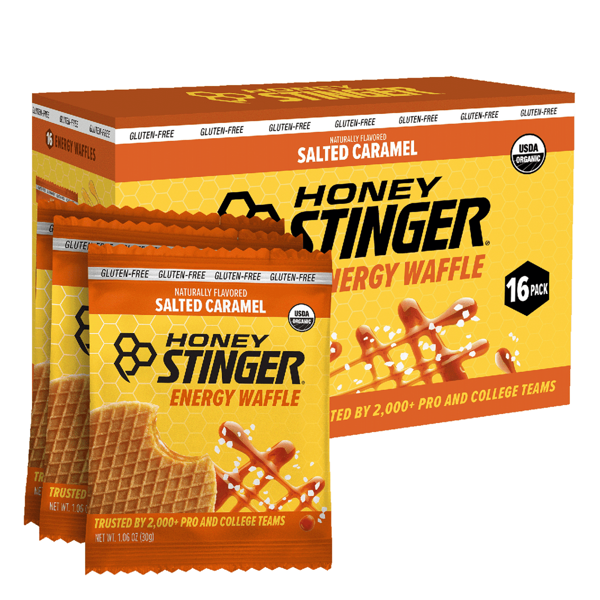 Honey Stinger Salted Caramel Energy Waffle