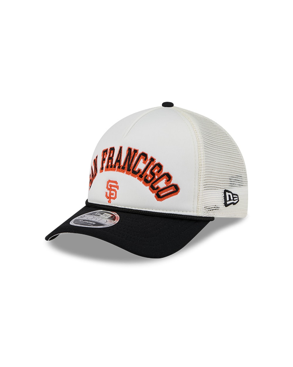 New Era San Francisco Giants Chrome Arch 9FORTY M-Crown A-Frame Trucker Hat