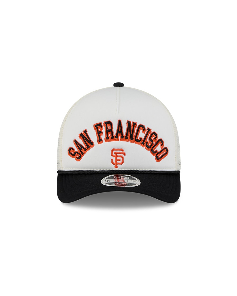 New Era San Francisco Giants Chrome Arch 9FORTY M-Crown A-Frame Trucker Hat