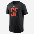 Nike San Francisco Giants Team Scoreboard T-Shirt - Black, front