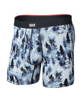 Saxx Vibe Xtra Soft Comfort Boxer Brief - Forestland Blue, front, flat