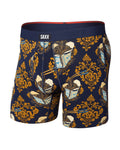 Saxx Vibe Xtra Soft Comfort Boxer Brief - Gold Chain Maritime, front, flat