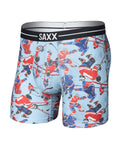 Saxx Volt Breathable Mesh Boxer Brief - Hockey Brawl Blue, front, flat