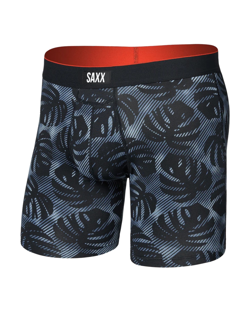 Saxx Multi-Sport Mesh Boxer Brief - Rem Tropic-Black