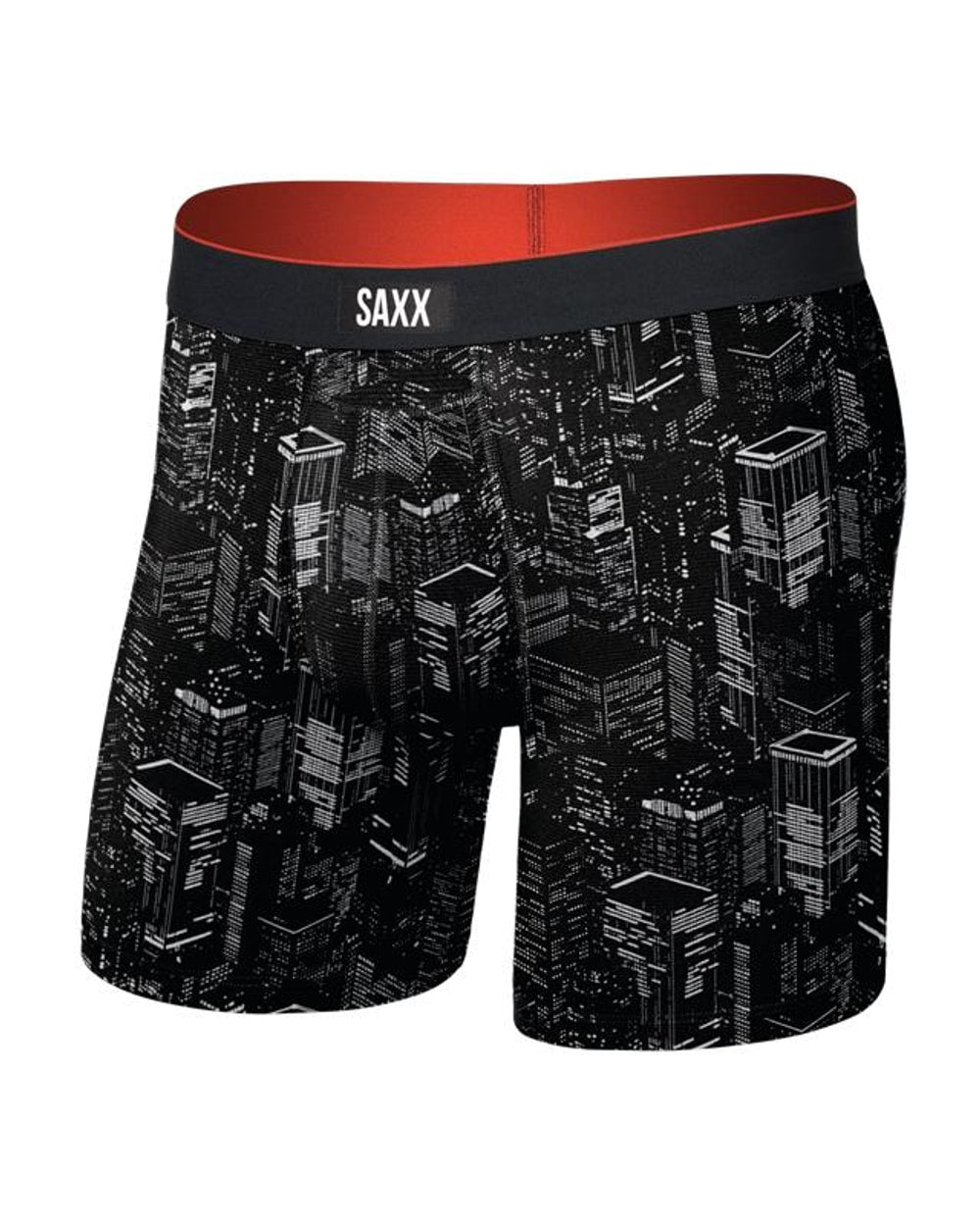 Saxx Multi-Sport Mesh Performance Boxer Brief - Night City-Black